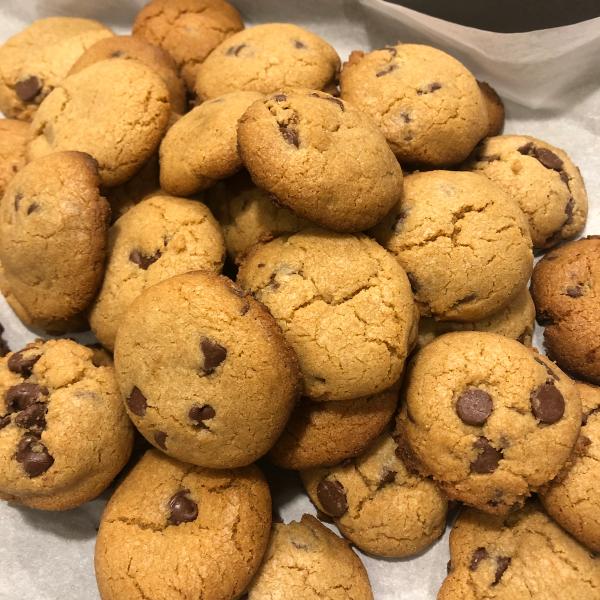 Whole Wheat Chocolate Chip Cookies