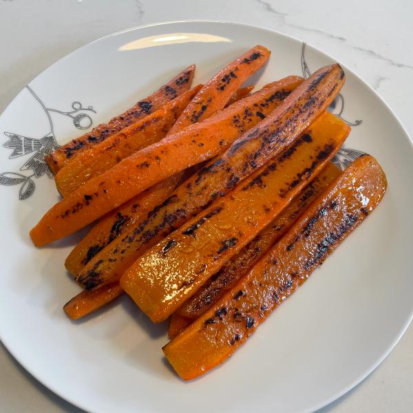 Grilled Brined Carrots