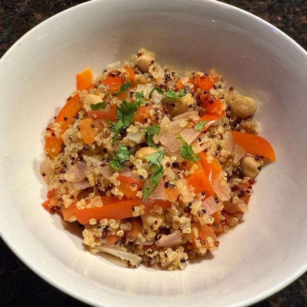 Quinoa Chickpea Salad