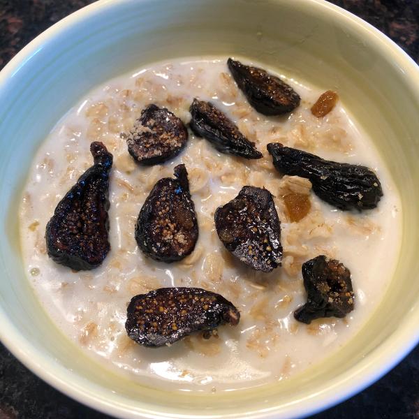 Brown Sugar Roasted Fig Oatmeal