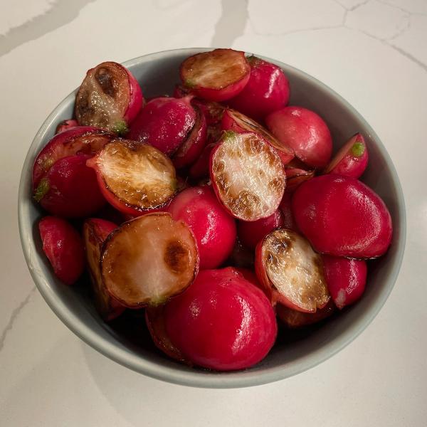 Sweet Sautéed Radishes