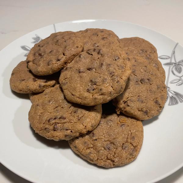 Whole Wheat Chocolate Chip Cookies