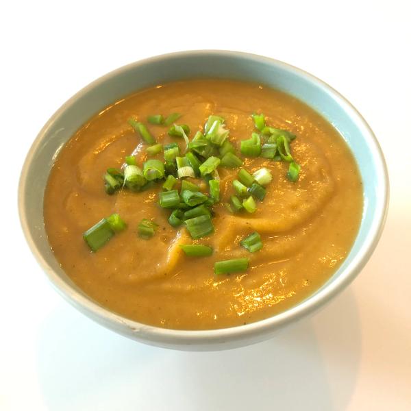 Roasted Sweet Potato and Ginger Soup