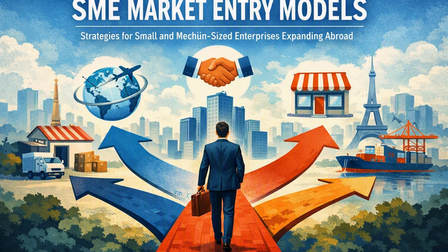 Market Entry Models Explained: Distributor, Agent, Subsidiary, Joint Venture — Which One Fits SMEs?
