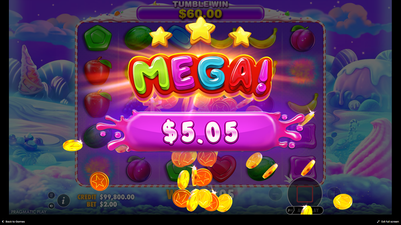 Sweet Bonanza Slot Screenshot