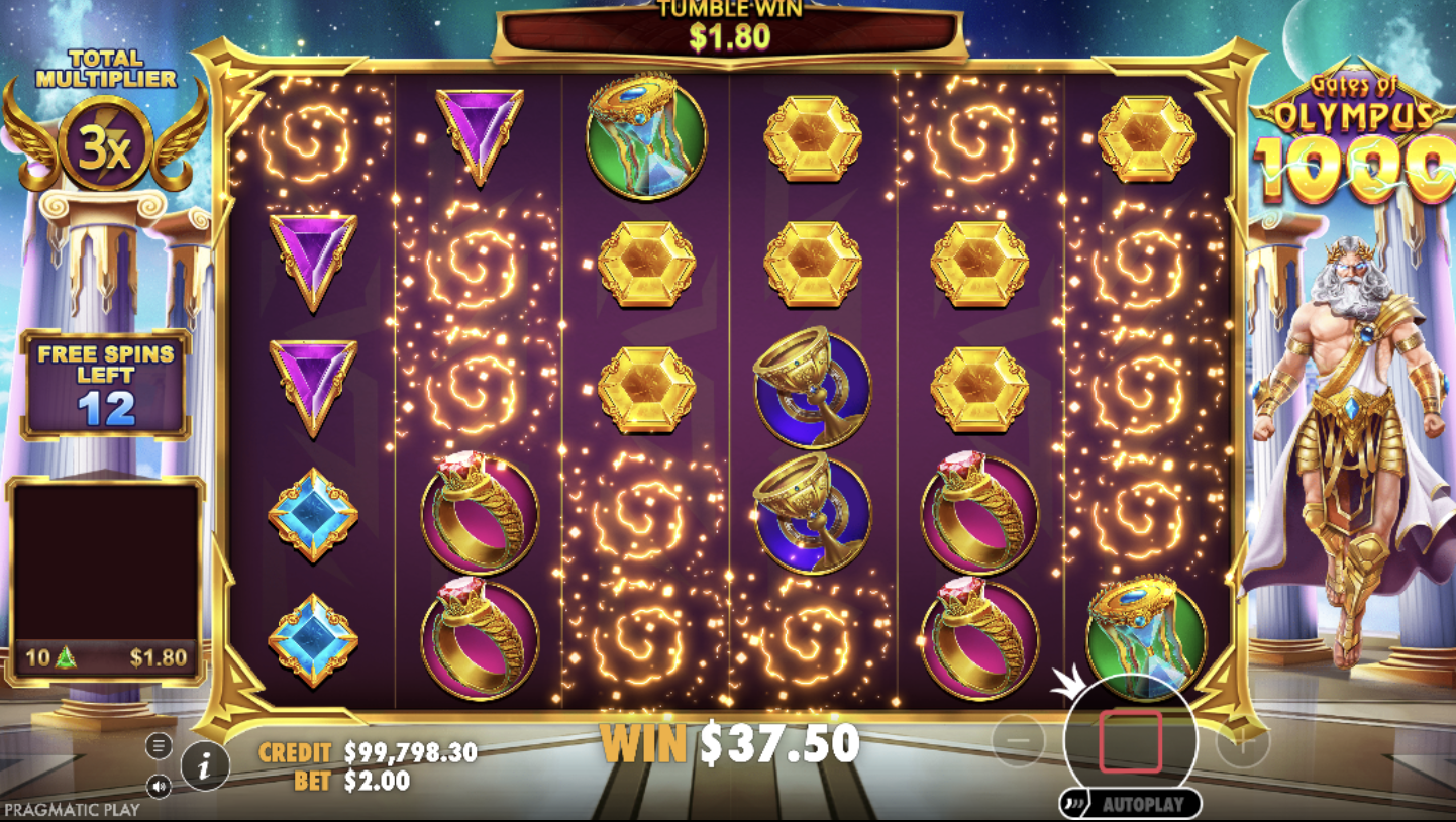 Gates of Olympus 1000 screenshot