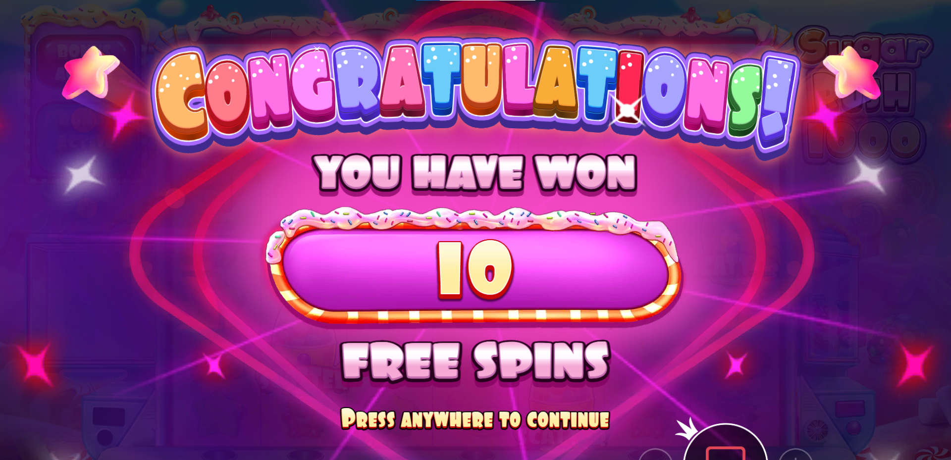 Sugar Rush 1000 screenshot