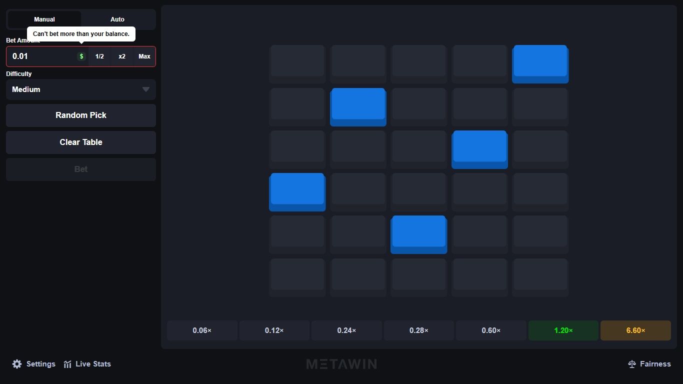 Bars screenshot