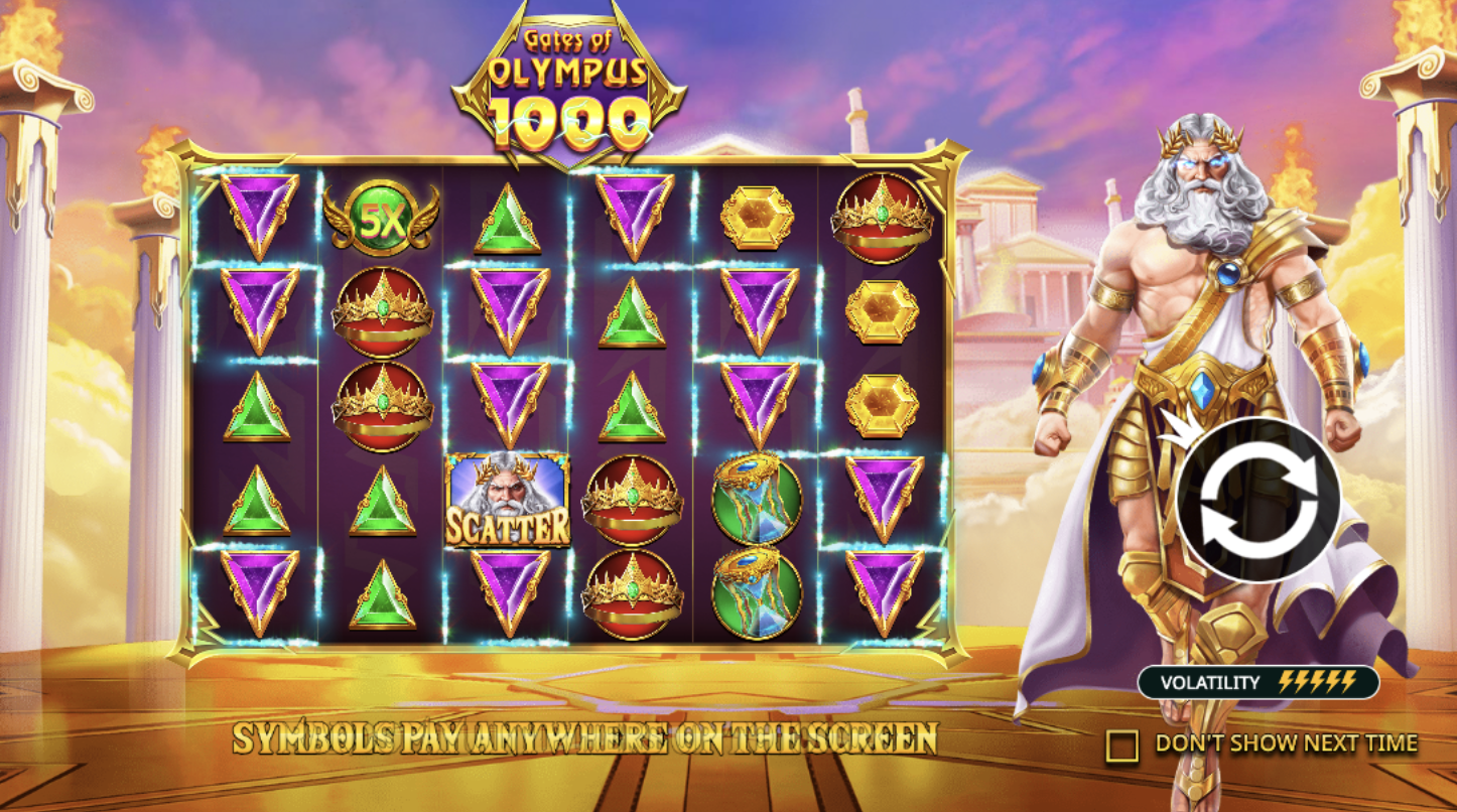 Gates of Olympus 1000 screenshot