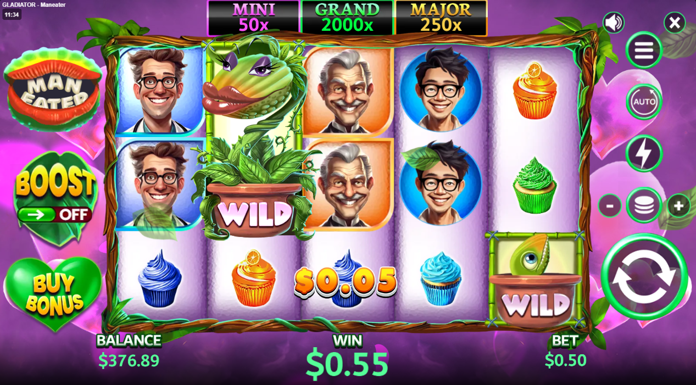 Man Eater Slot Screenshot