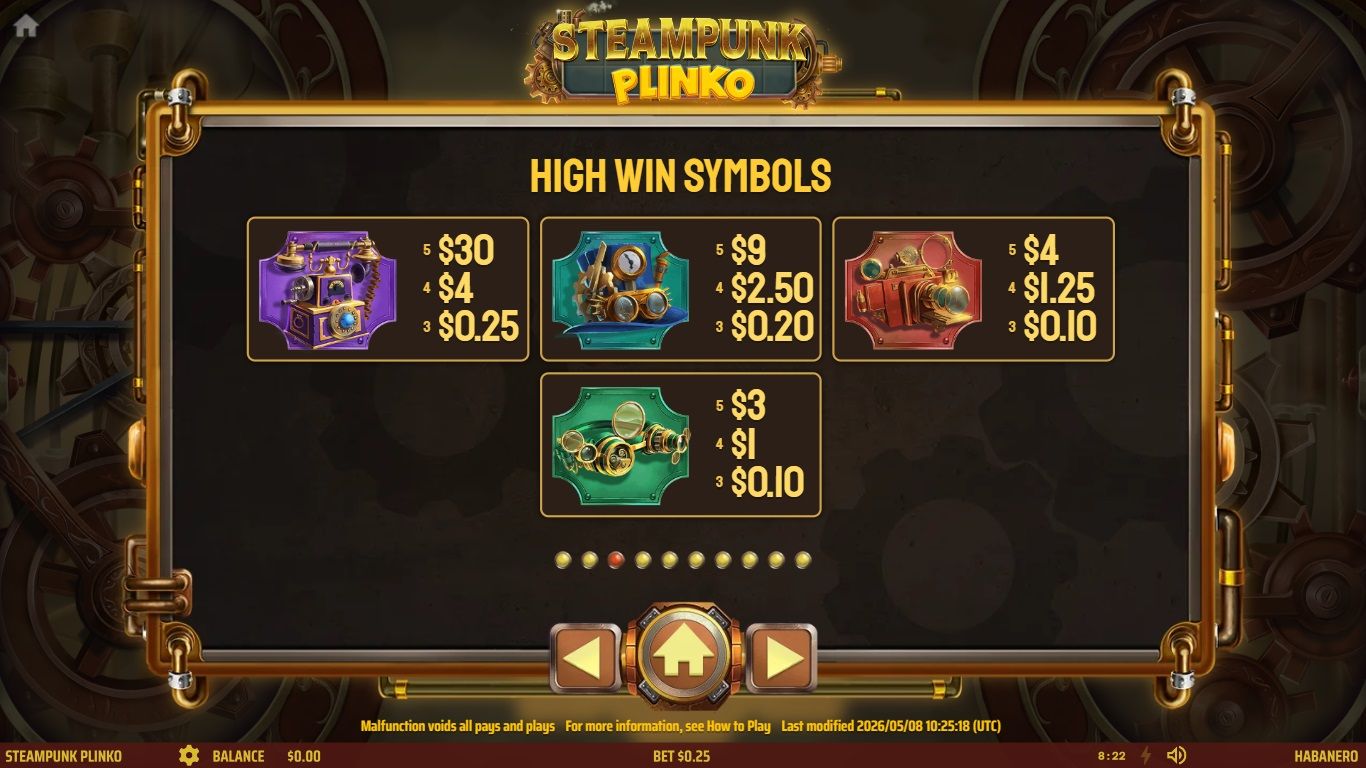 Steampunk Plinko screenshot