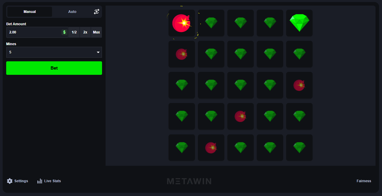 Mines MetaWin Screenshot