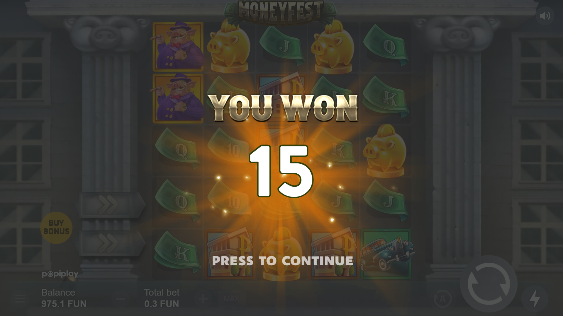 Moneyfest screenshot
