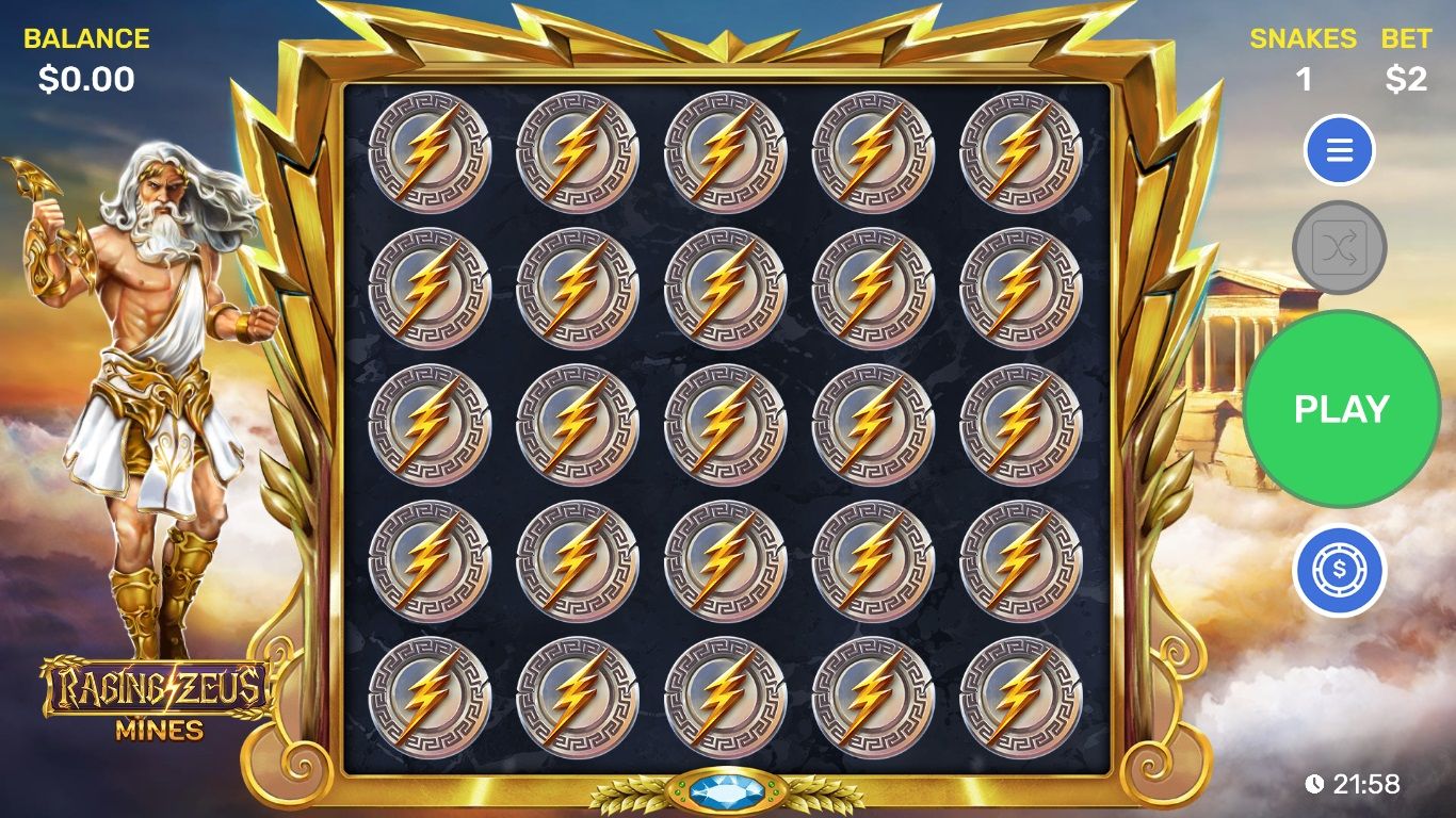 Raging Zeus Mines screenshot