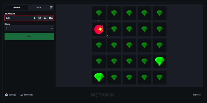 Reveal tiles and cash out