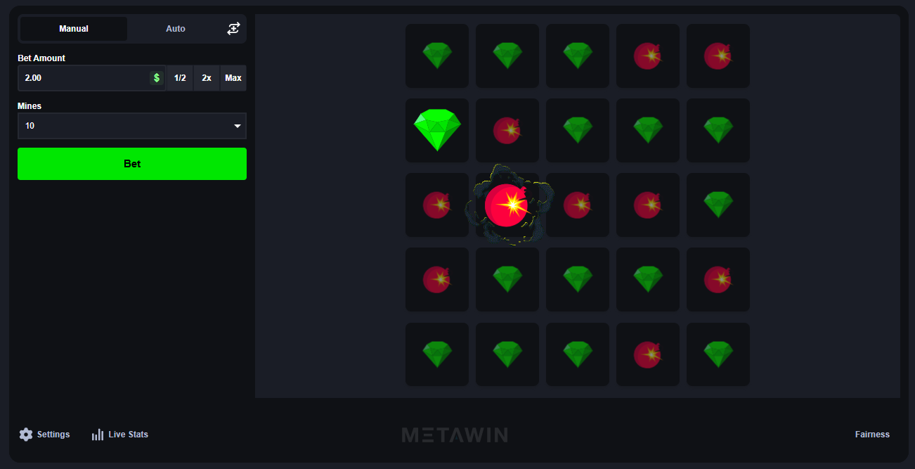 Mines MetaWin Screenshot