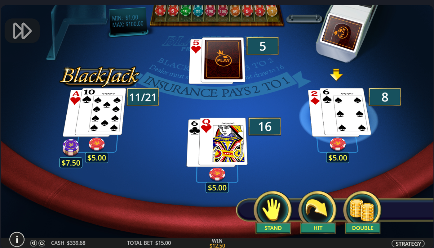 Blackjack MultiHand from Pragmatic Play