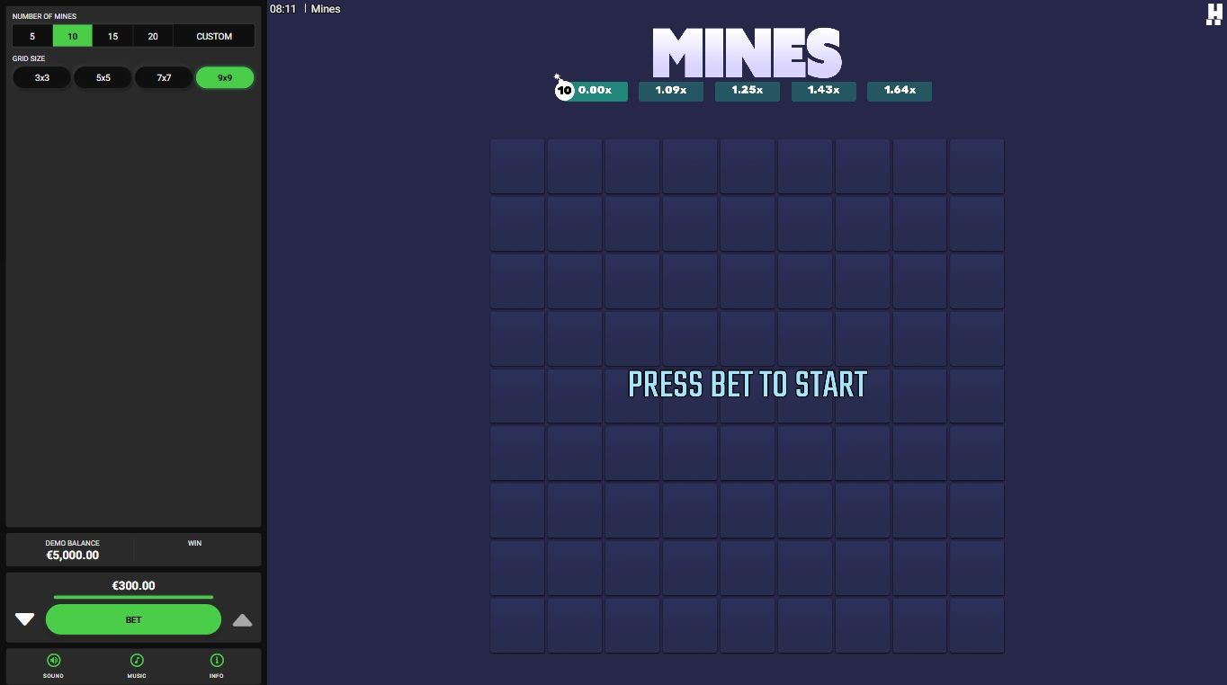 Hacksaw Mines screenshot