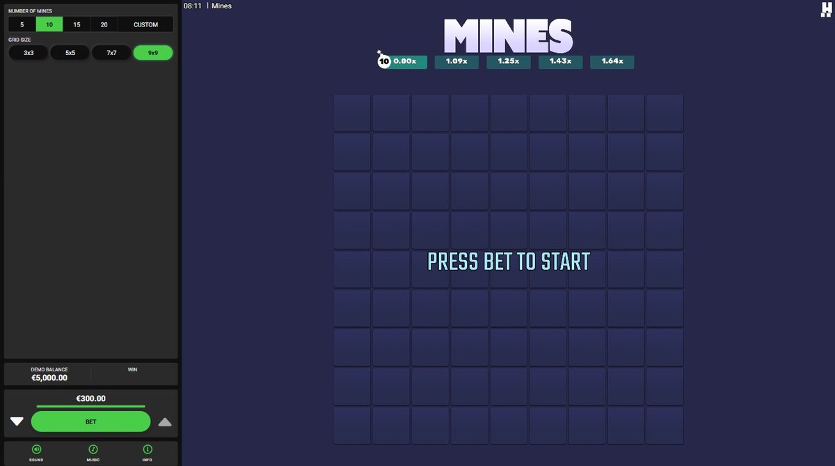 Hacksaw Mines screenshot