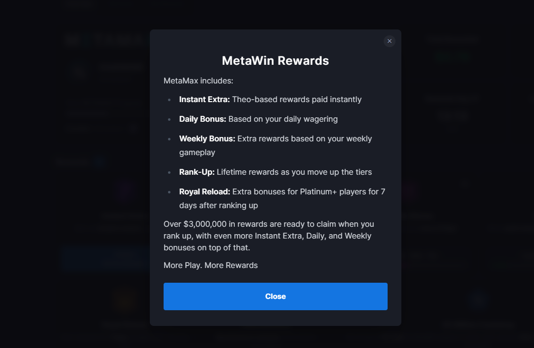 Rewards Explainer Modal