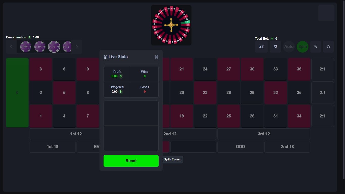 Roulette Pro screenshot