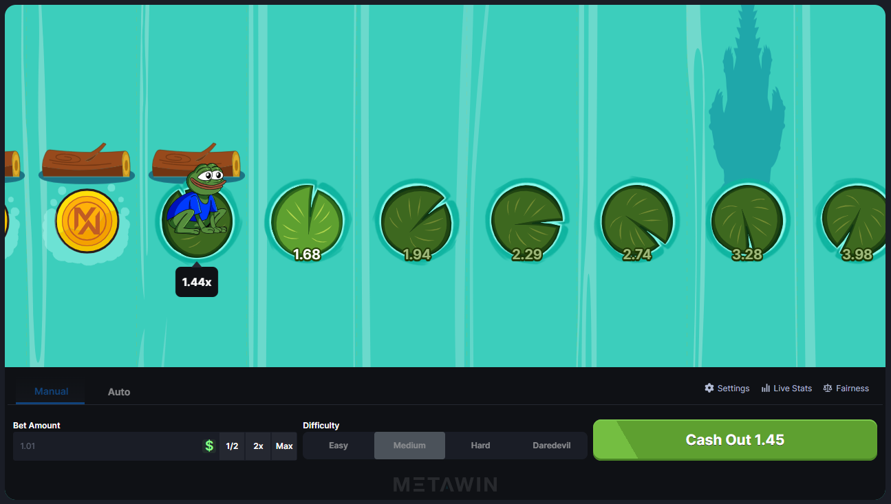 Pepe's River Run Screenshot