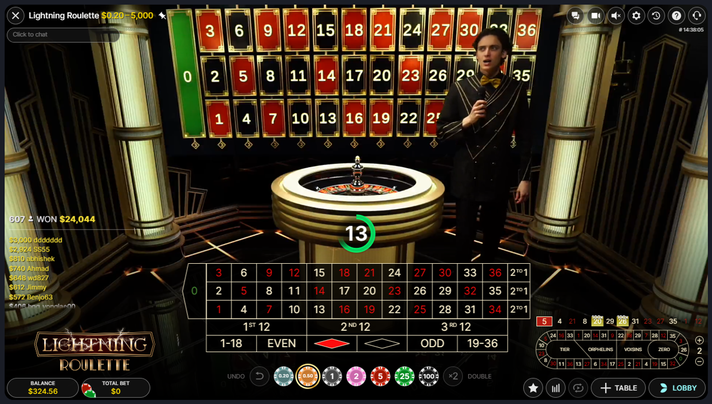Lightning Roulette