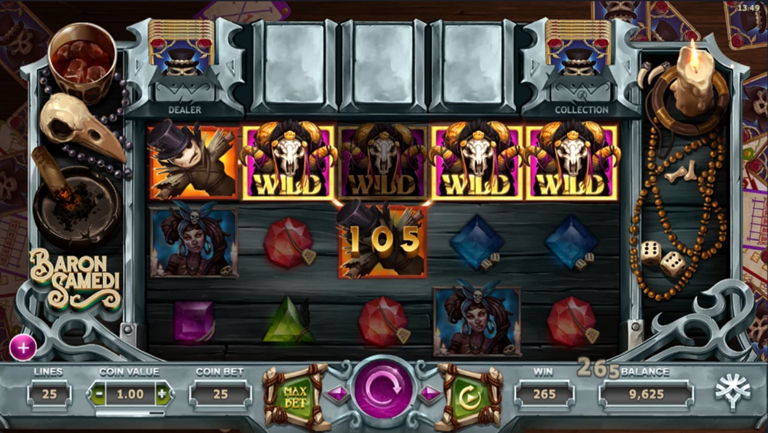 Baron Samedi Wilds Feature