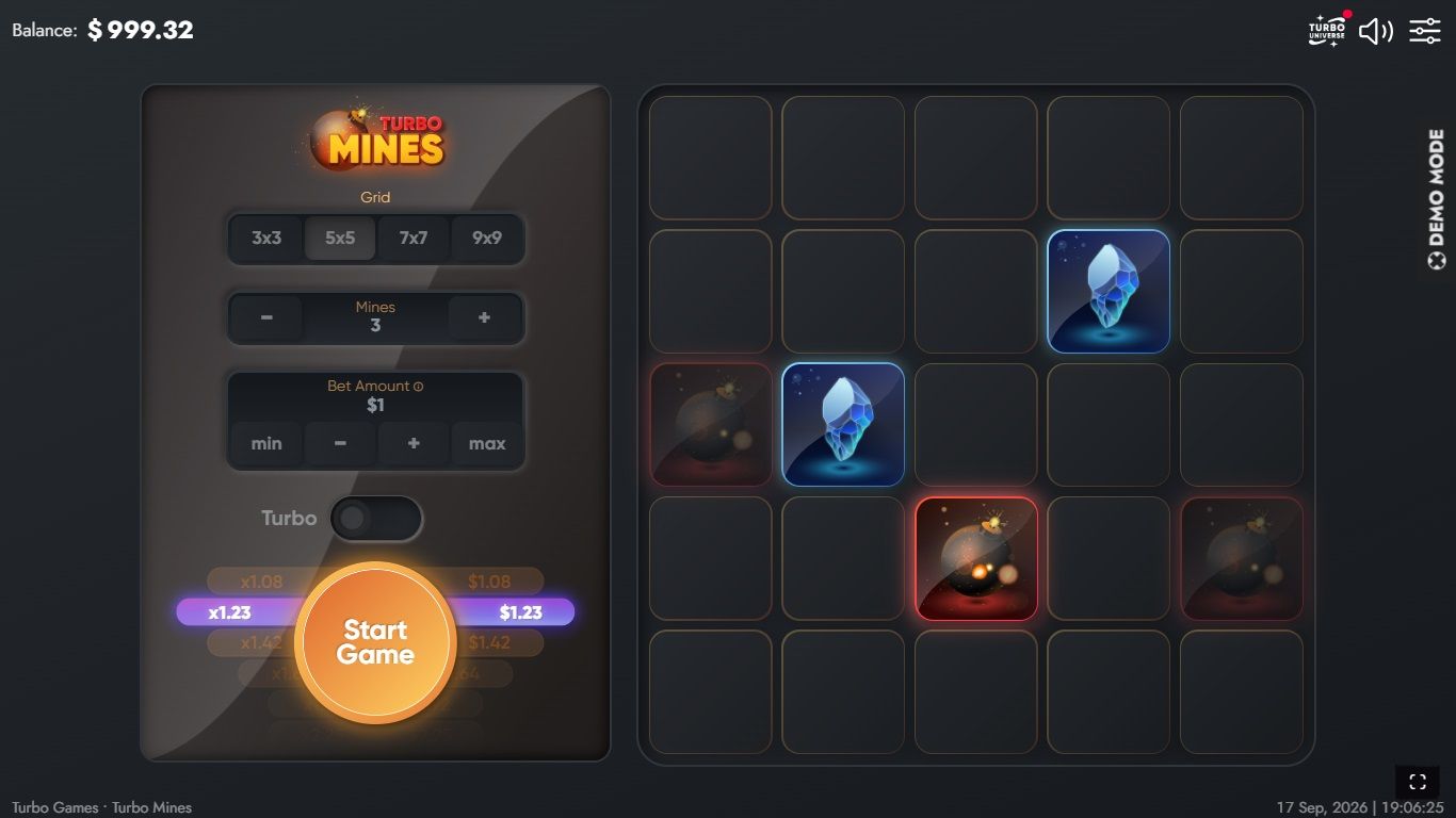Turbo Mines screenshot