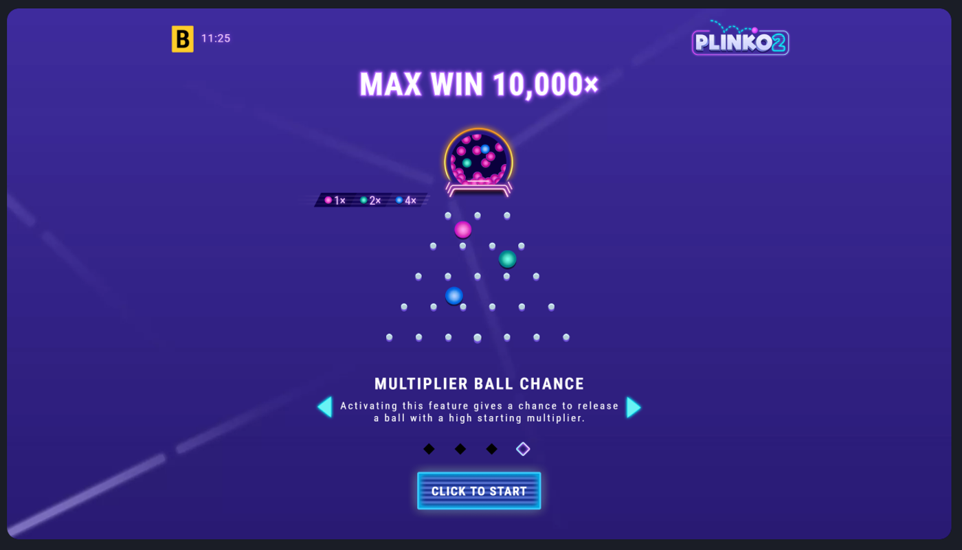 Plinko 2 by BGaming at MetaWin