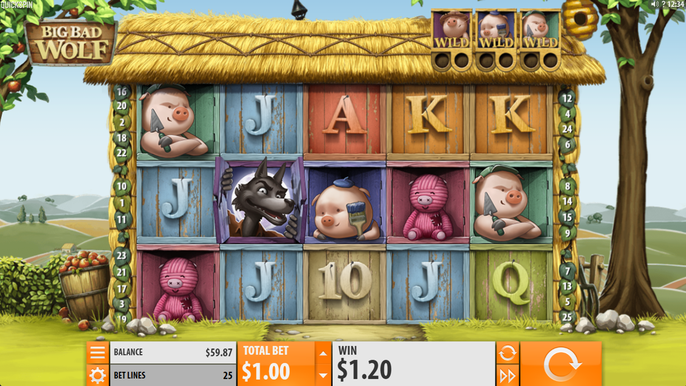 Big Bad Wolf slot gameplay