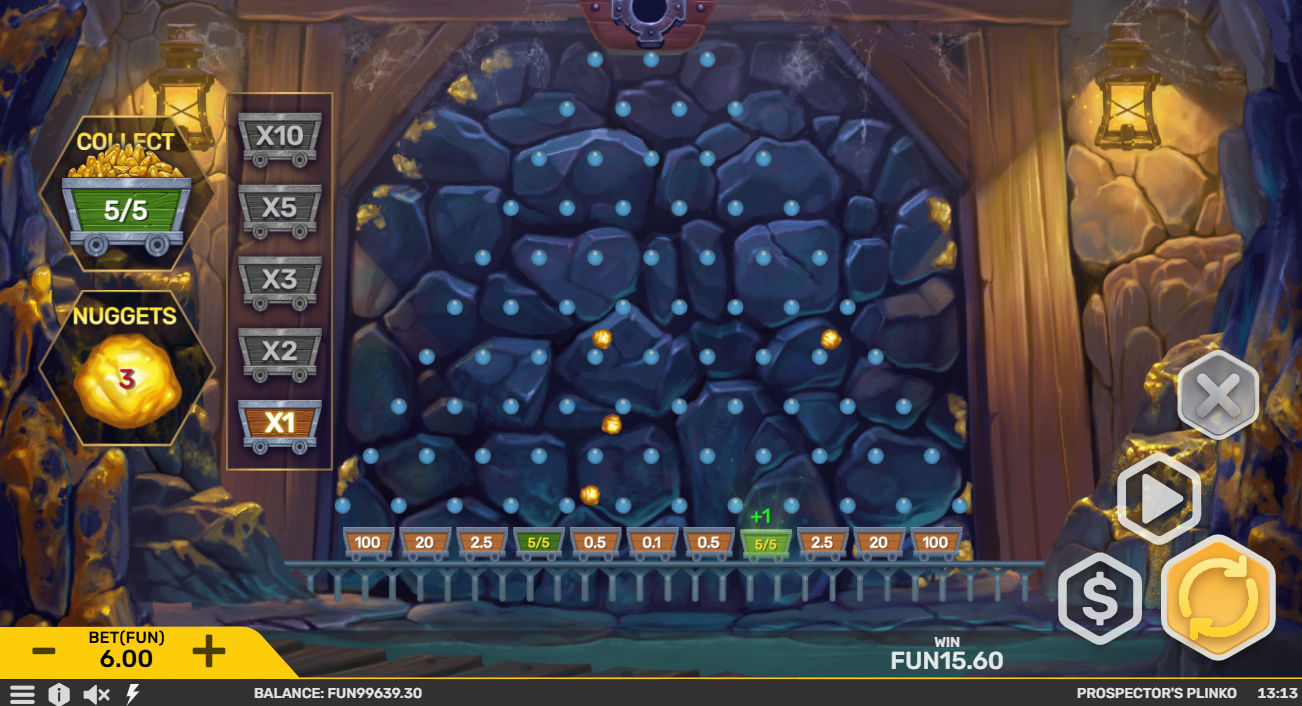 Prospector's Plinko screenshot