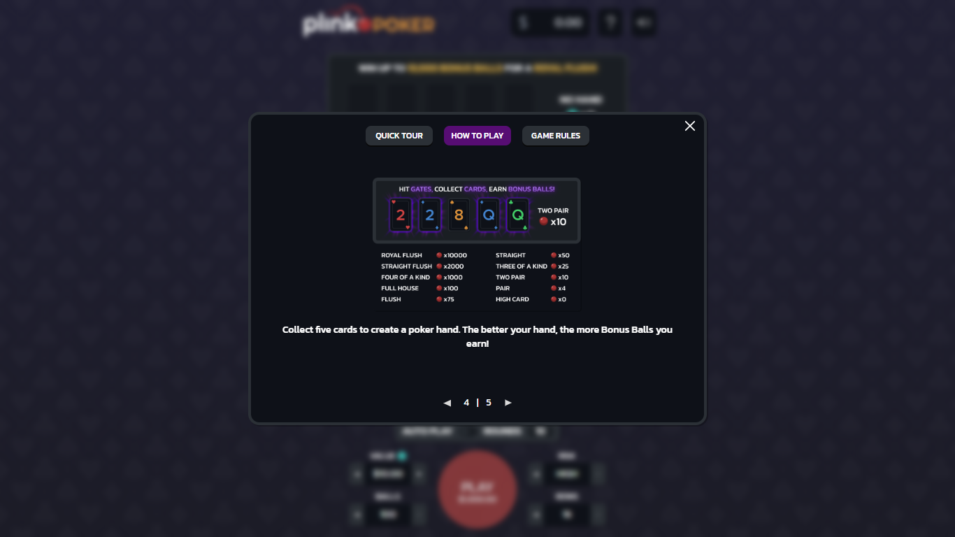 Plinko Poker screenshot