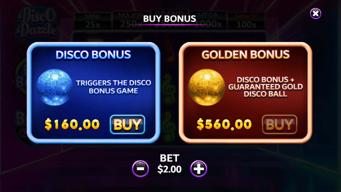 Disco Dazzle Slot Slot Bonus Features