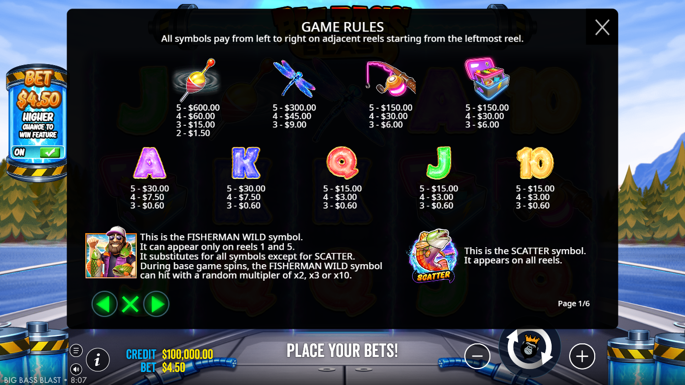 Big Bass Blast screenshot