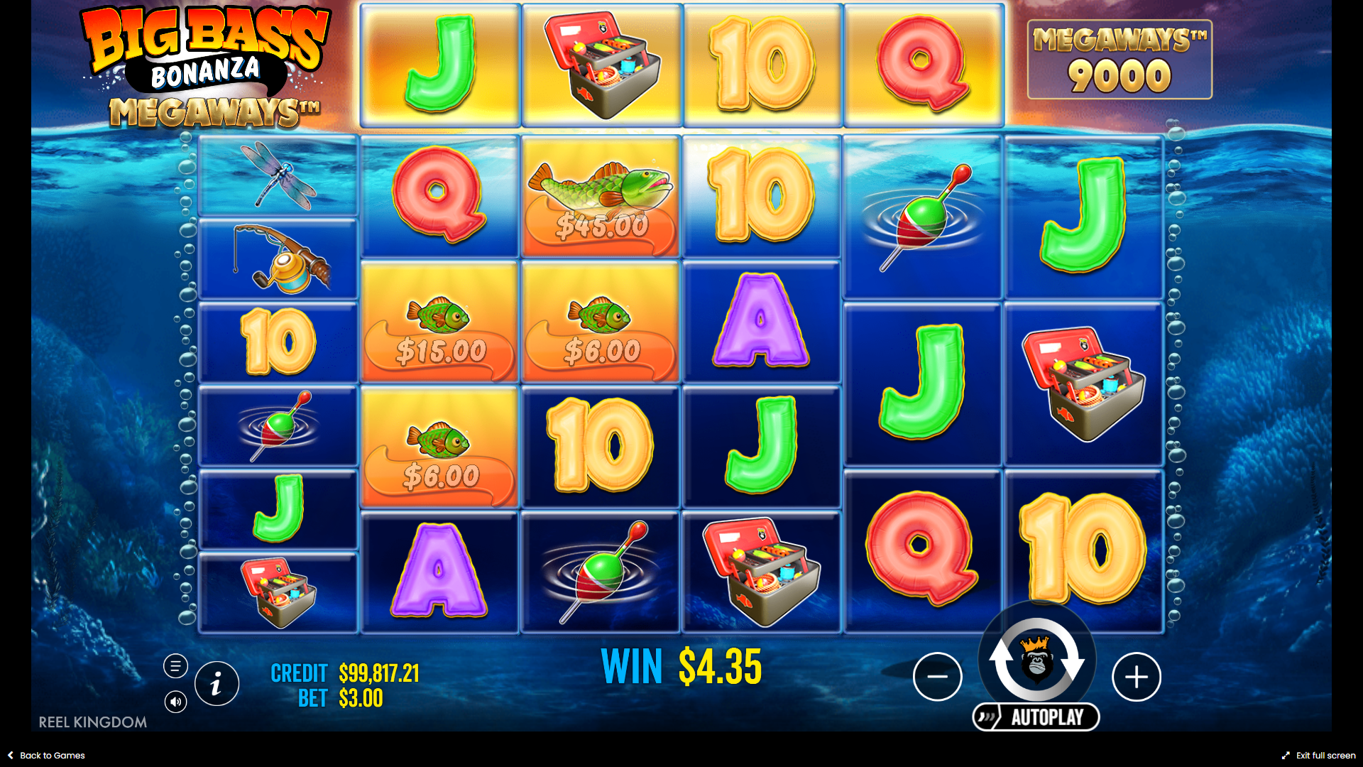 Big Bass Bonanza Megaways - Screenshot 1