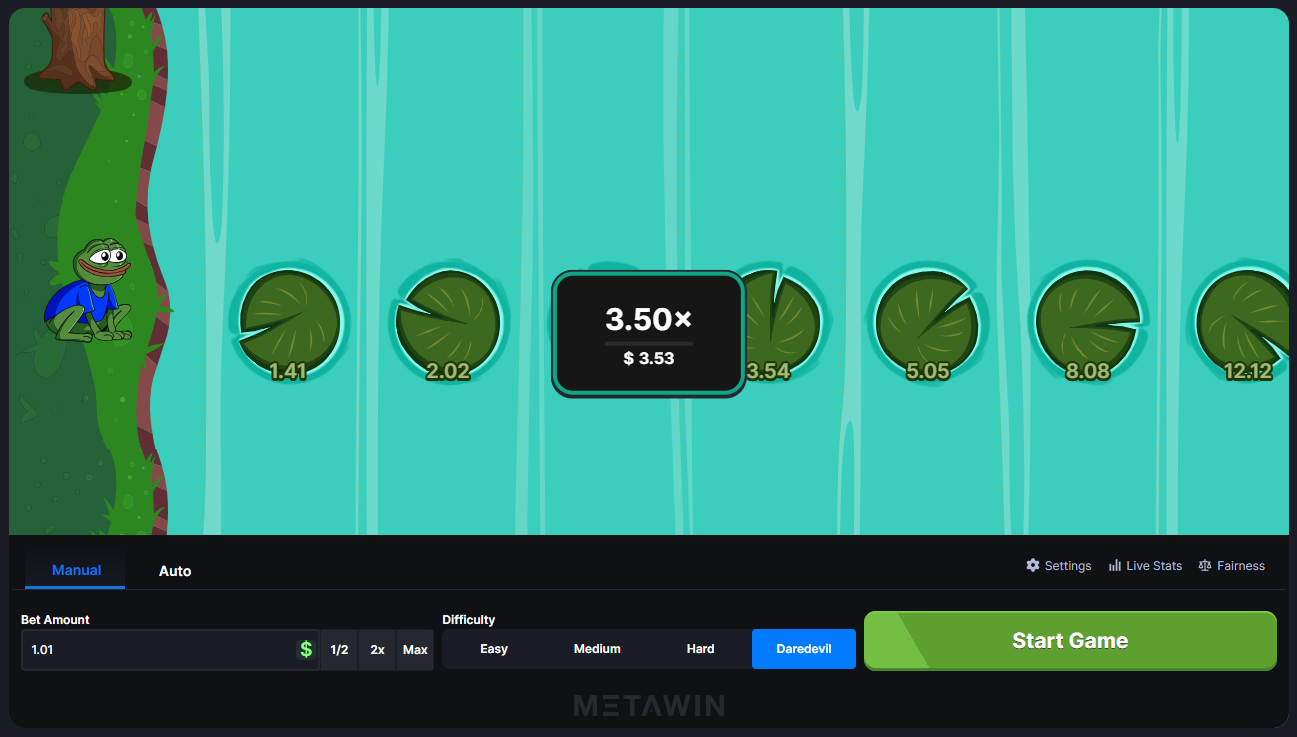 Pepe's River Run Screenshot