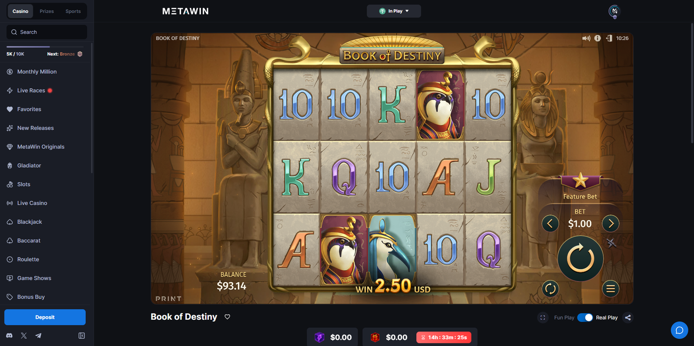 Book of Destiny slot by Print Studios