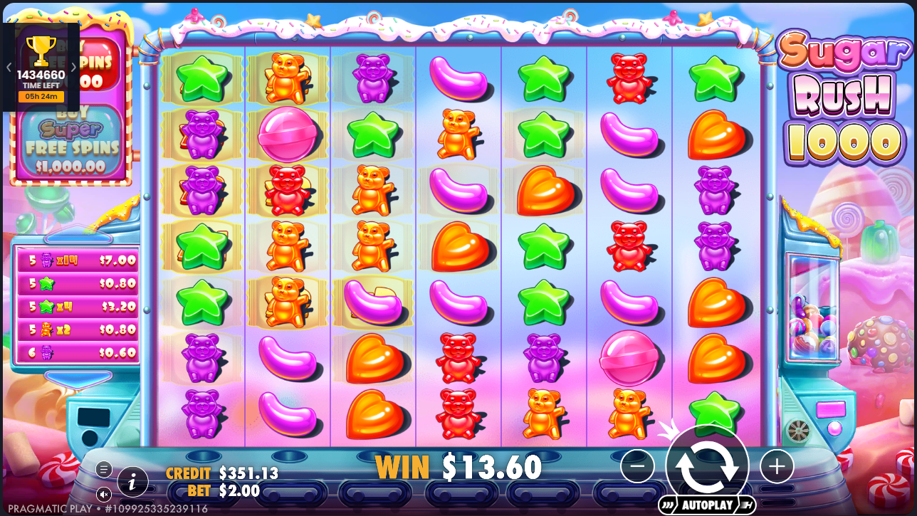 Sugar Rush 1000 Screenshot