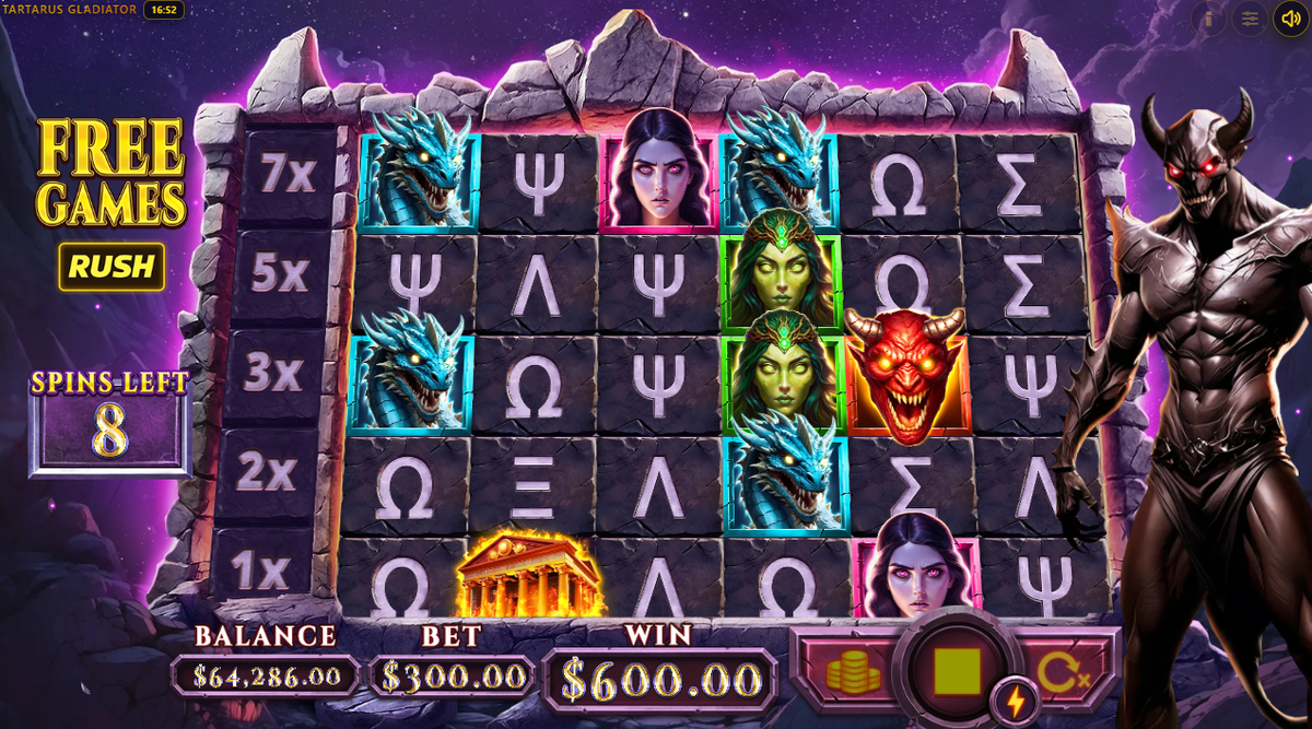 Legend of Tartarus Free Spins