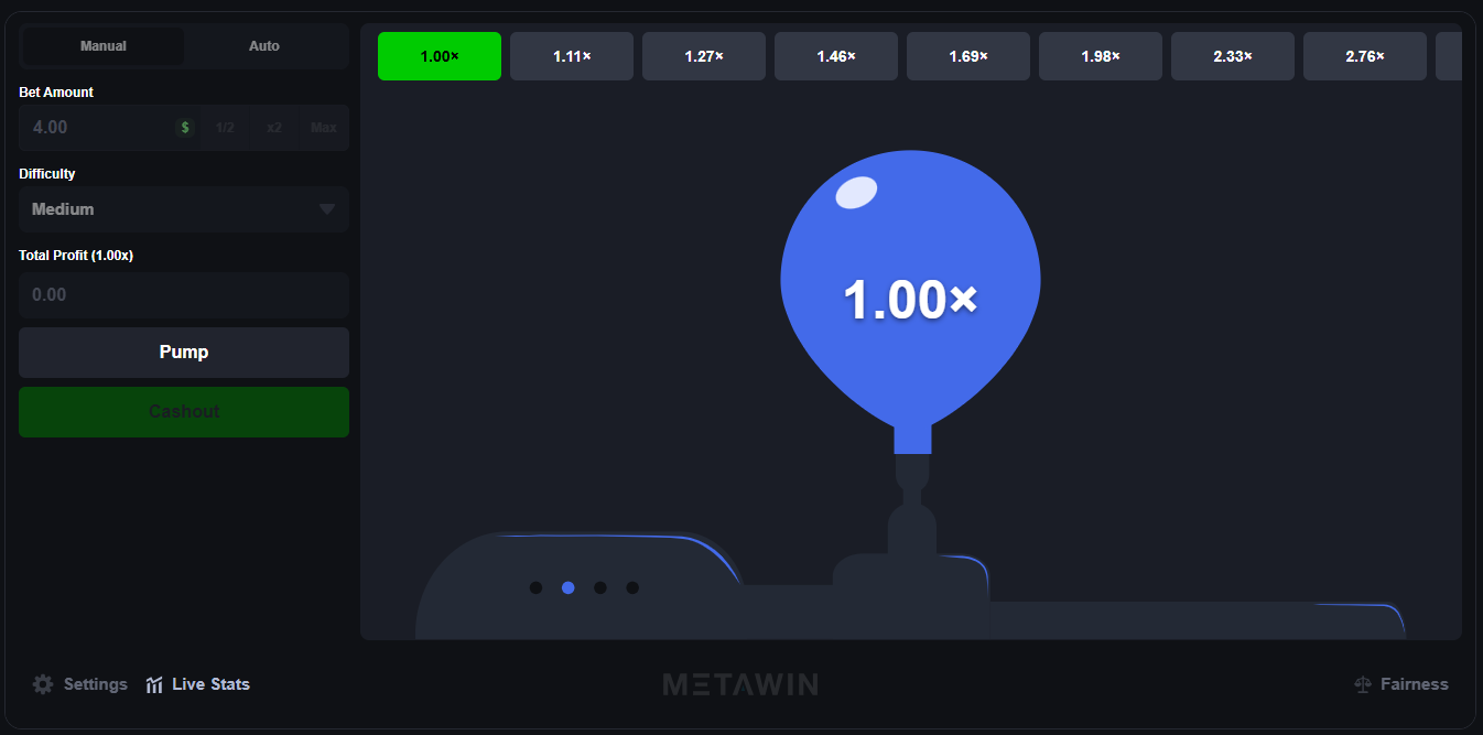 Pump screenshot