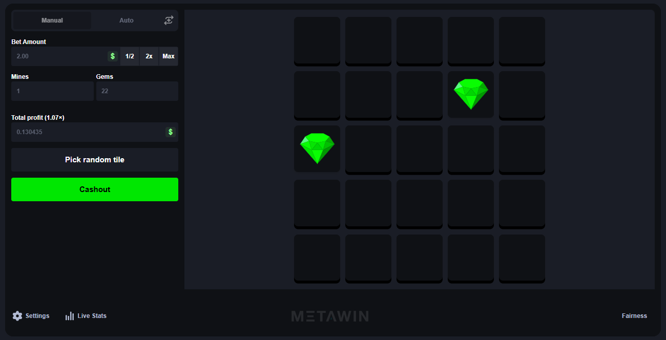 Mines MetaWin Screenshot