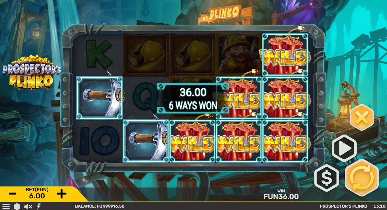 Prospector's Plinko screenshot