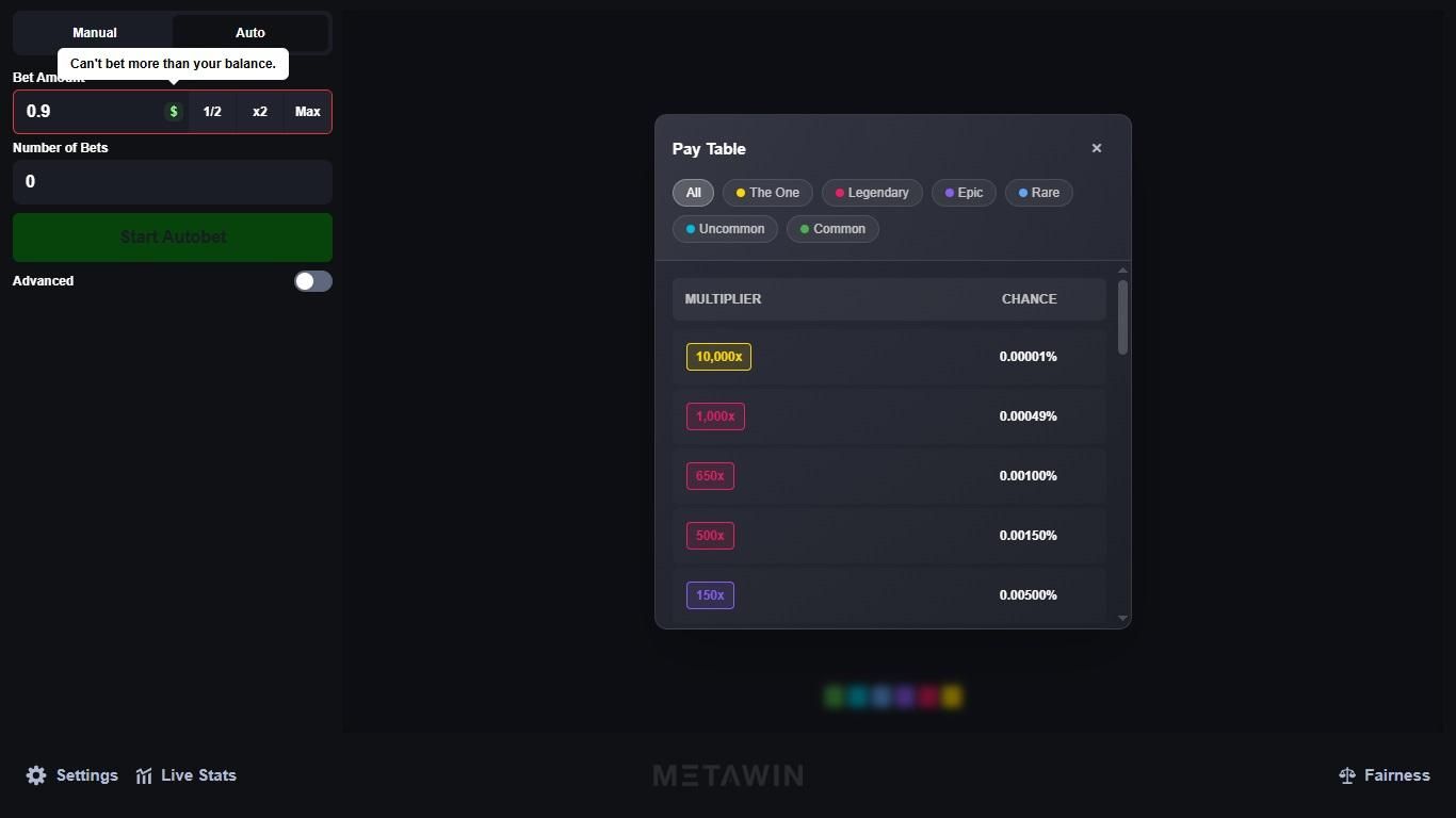 Packs screenshot
