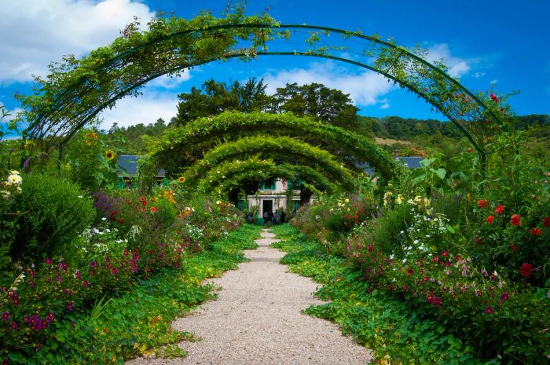 Claude Monet tuine Giverny europa toer