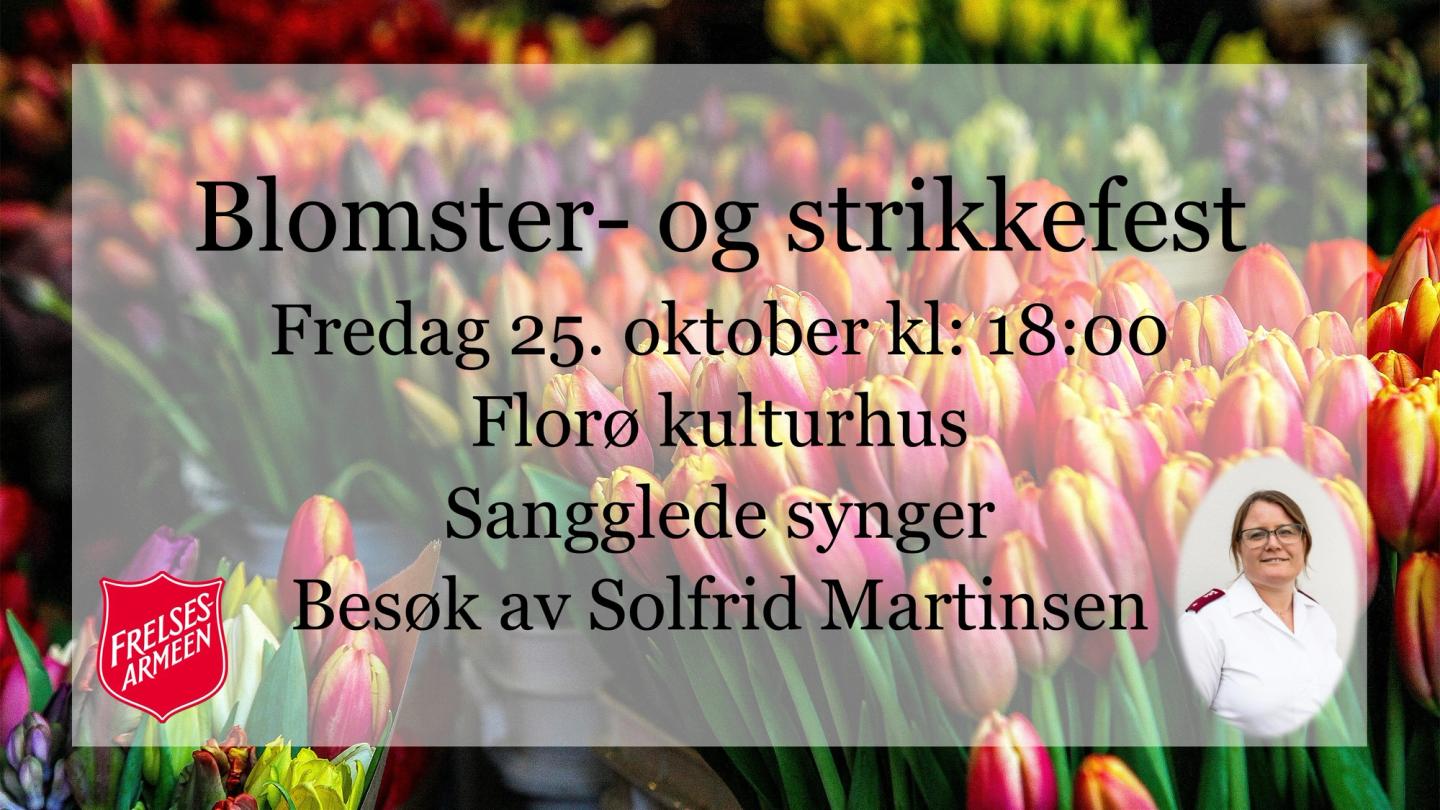 Blomster- og strikkefest