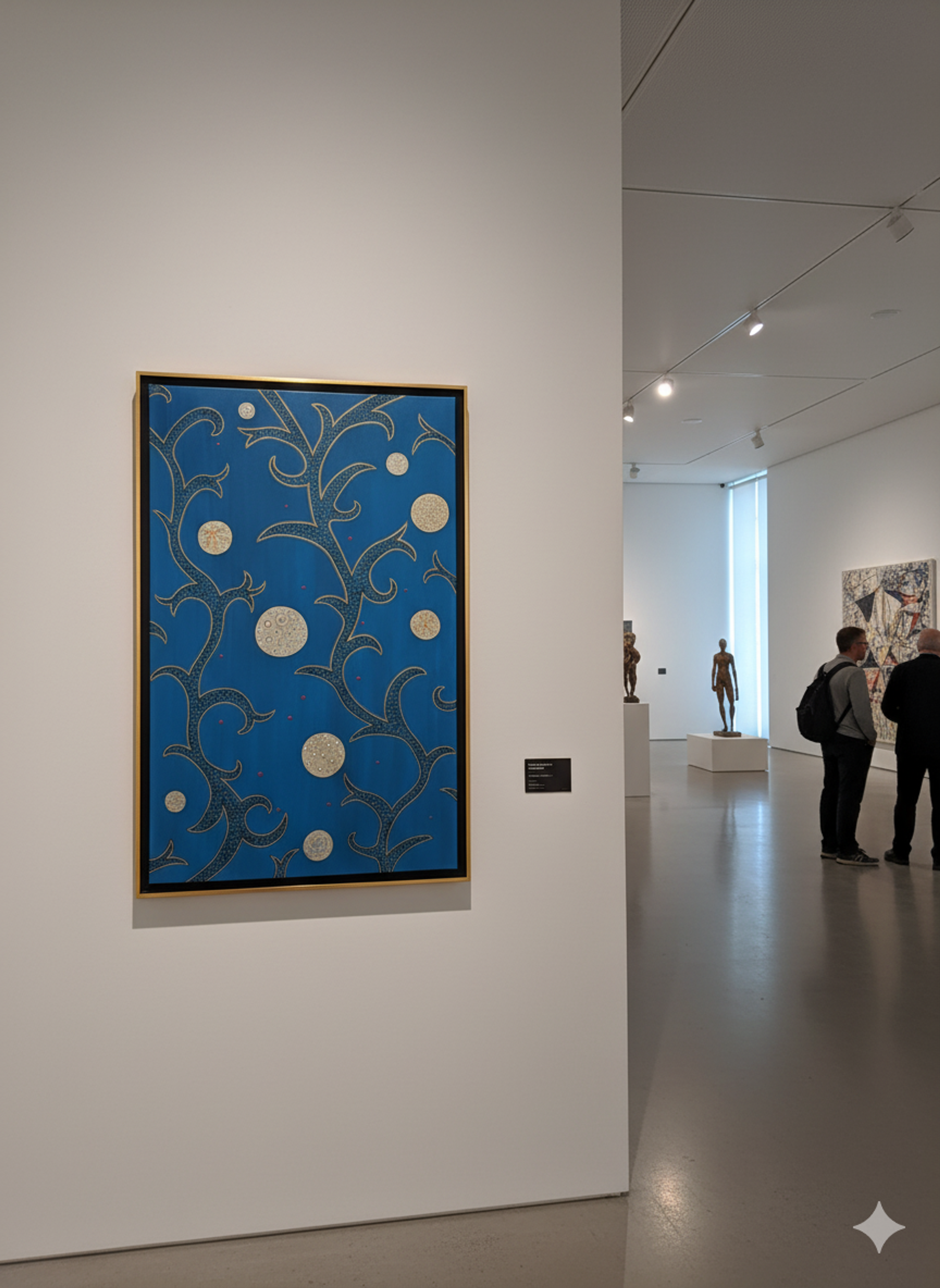 Cosmos Végétal Artwork in a Museum