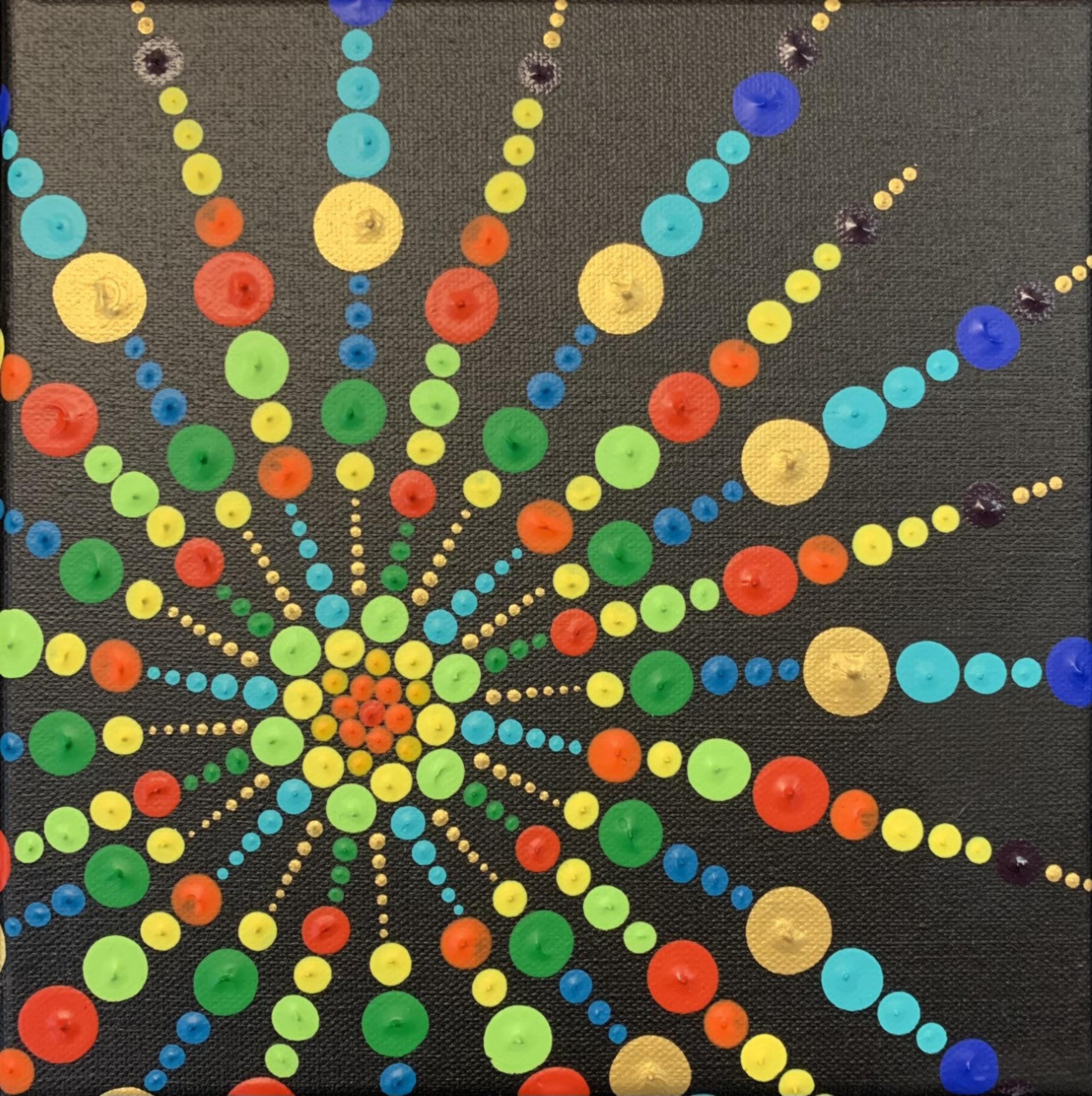 "Rayonnement" artwork by Caroline Pons