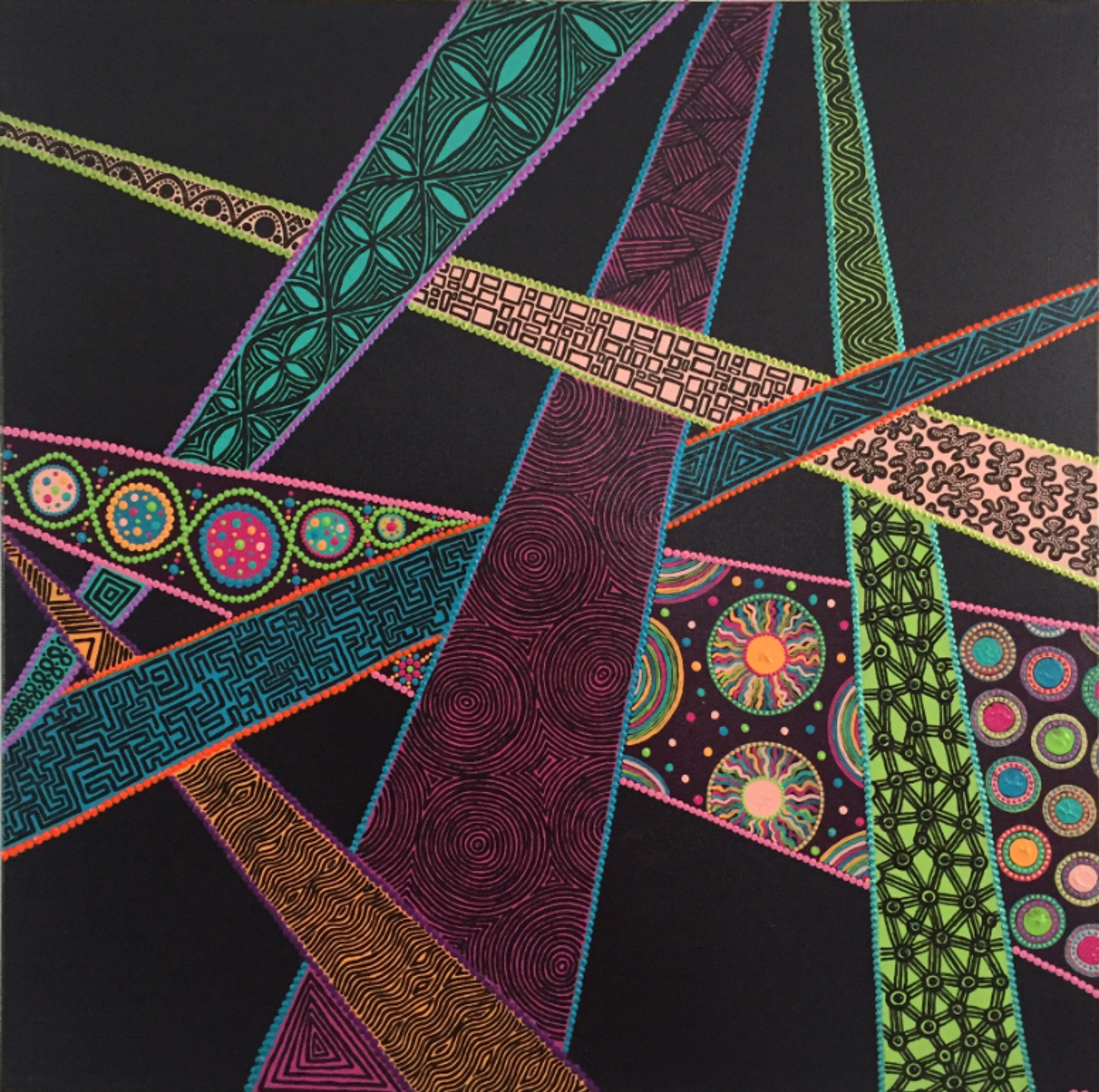 "Faisceaux" artwork by Caroline Pons