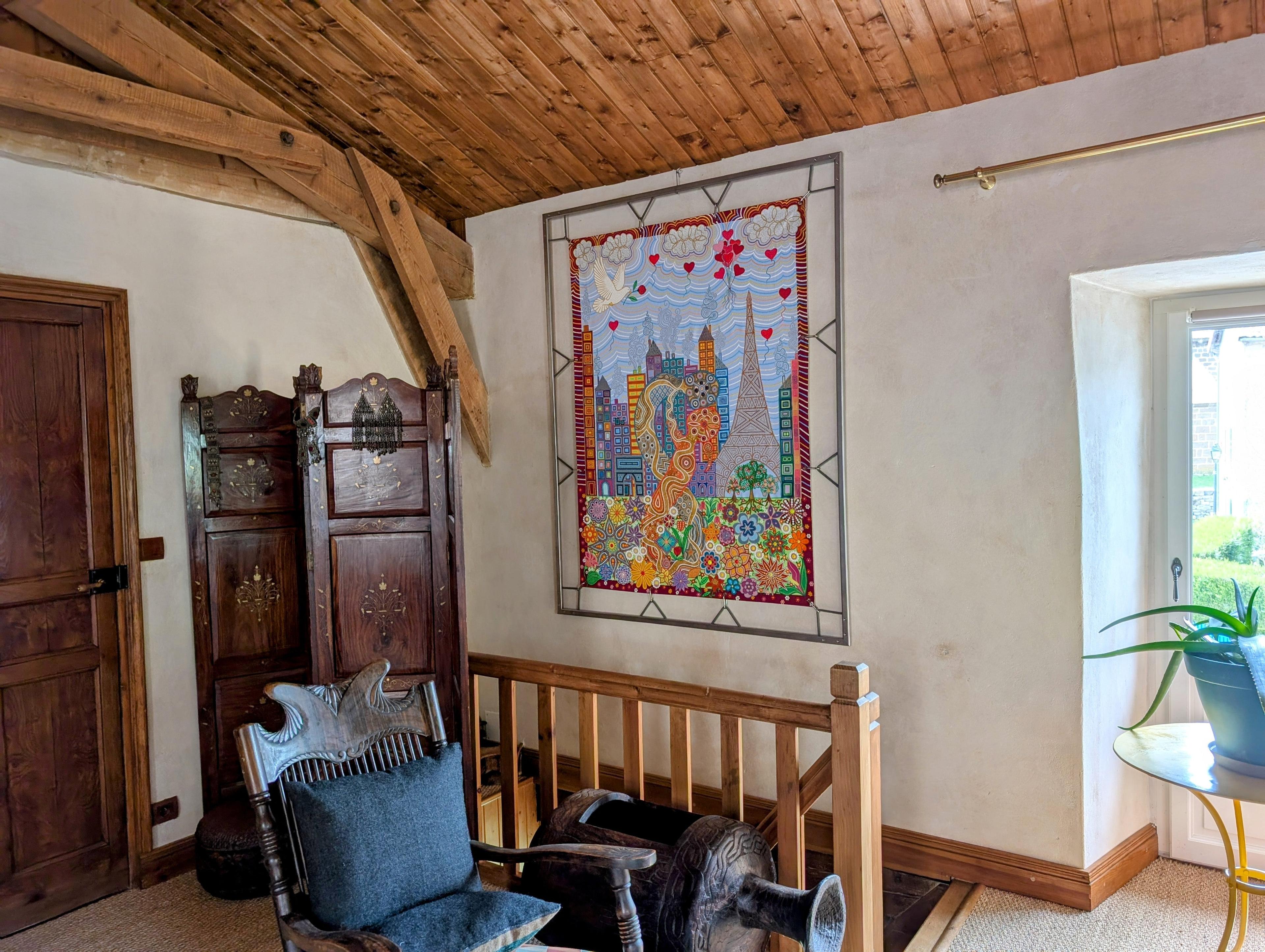 "Quel Amour !" artwork at Home by Caroline Pons